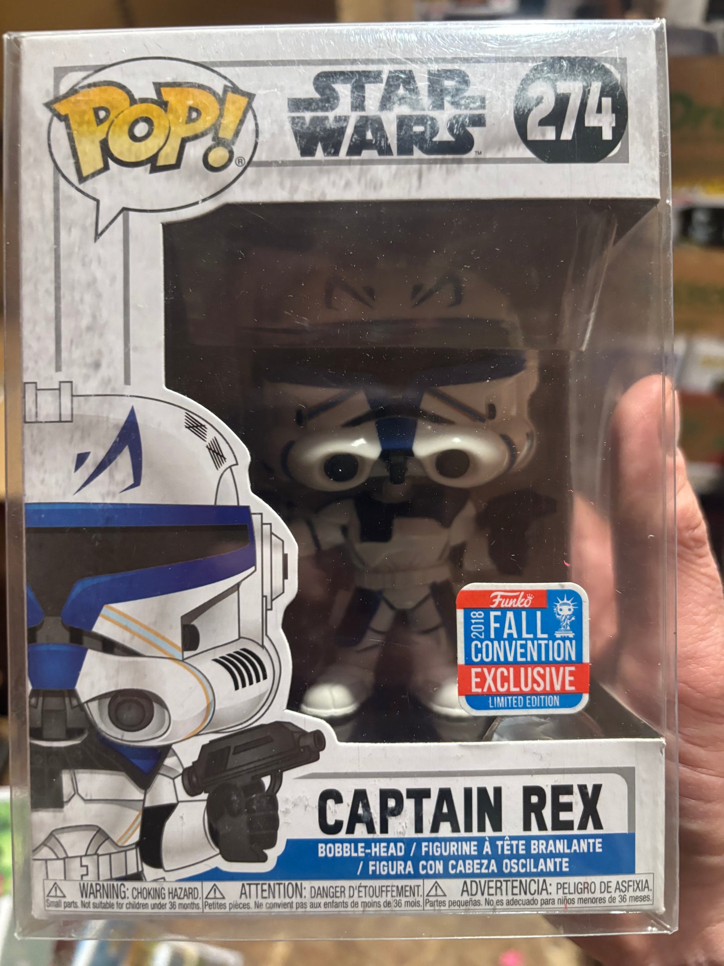 Star Wars Pop! Star Wars Pop!  Captain Rex : 2018 Fall Convention Exclusive Clone Wars