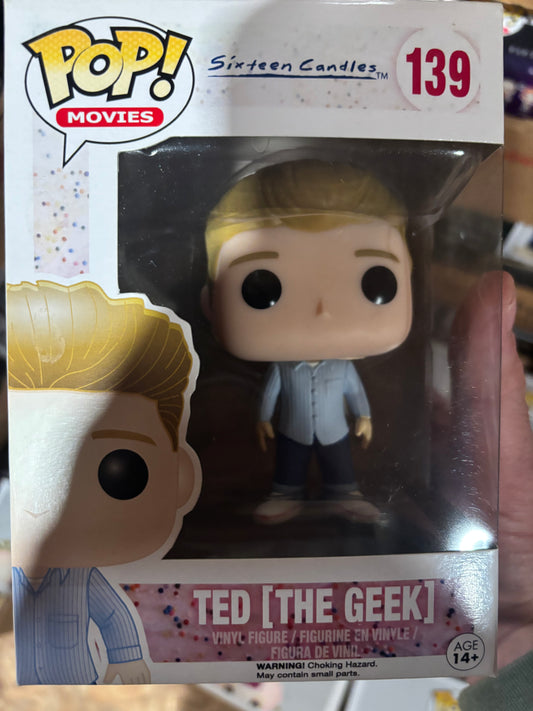 FUNKO POP! Movies:  16 Candles : Ted the Geek #139