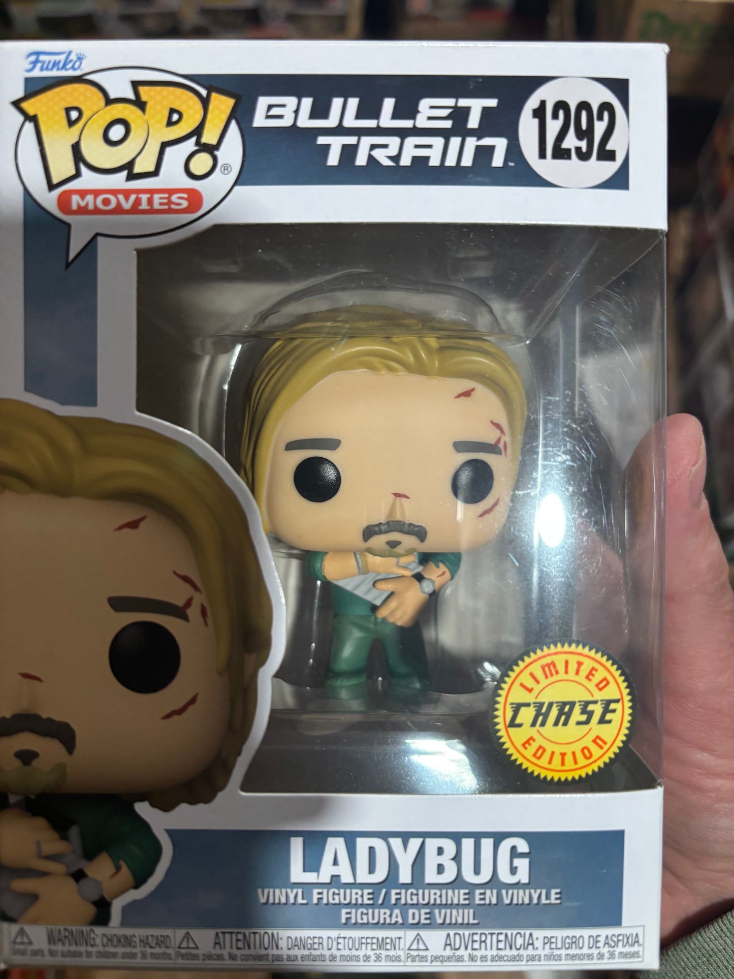 FUNKO POP! Movies:  Bullet Train : Ladybug #1292  Chase
