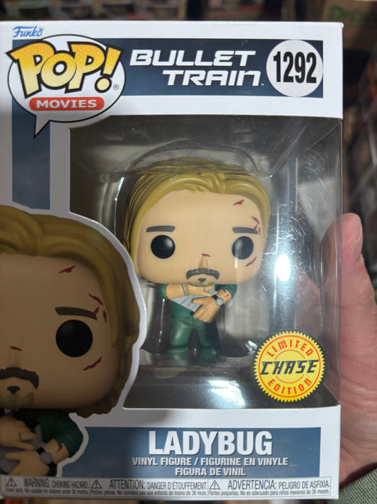 FUNKO POP! Movies:  Bullet Train : Ladybug #1292  Chase