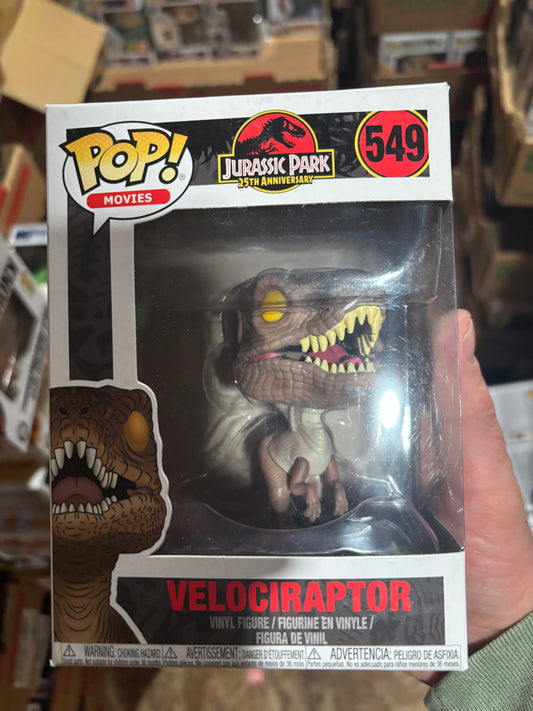 FUNKO POP! Movies:  Jurassic Park : Velociraptor #549
