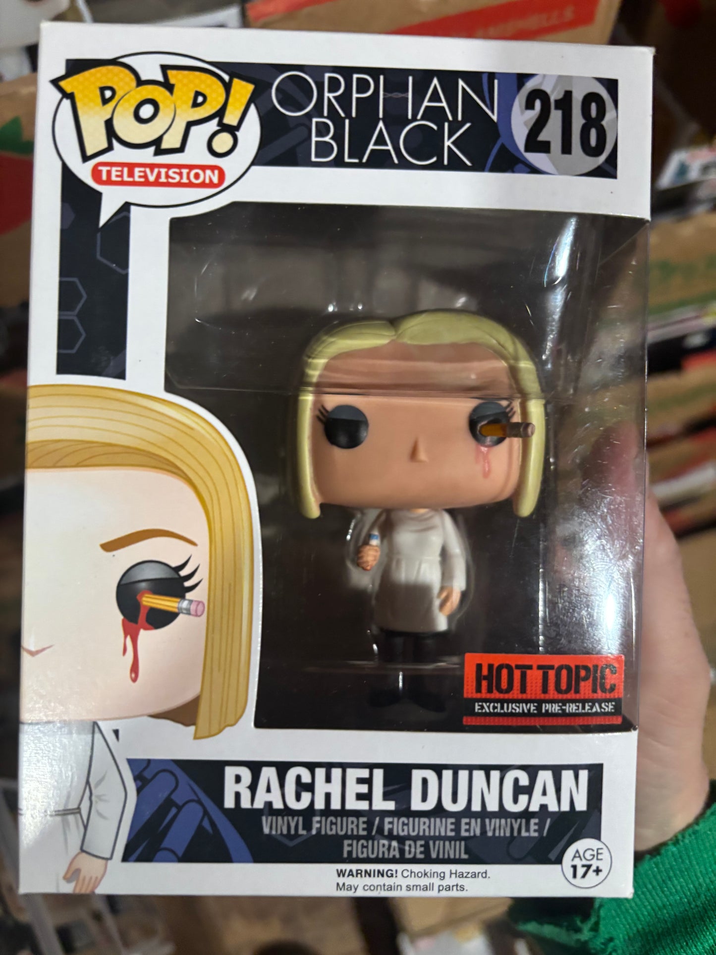 Funko Marvel Pop!  Orphan Black : Rachel Duncan #218 Hot topic Exclusive