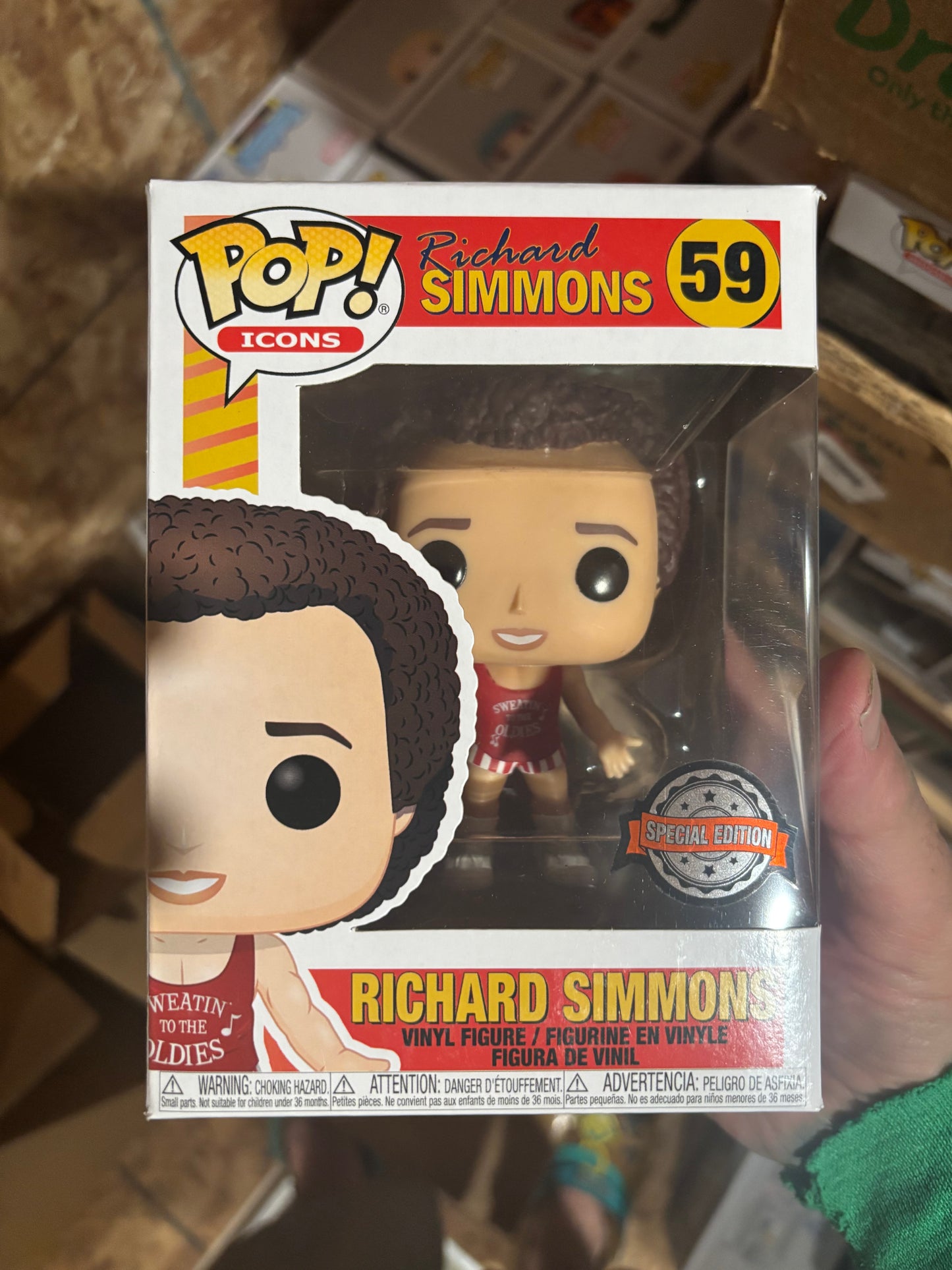 FUNKO POP! :  Richard Simmons #59 Shared Exclusive