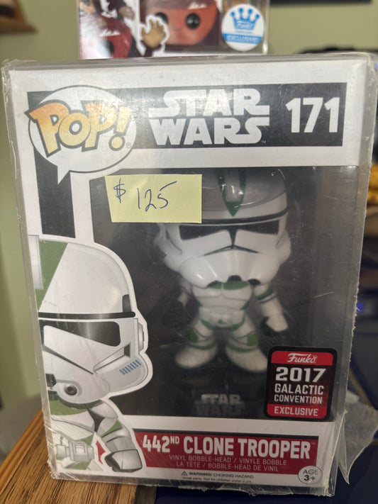 Star Wars Pop! Star Wars Pop!  442nd Clone Trooper #171 2017 galactic Convention Exclusive