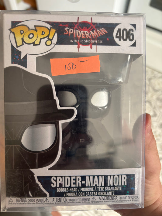 Marvel Pop!  Spider-man Into the Spiderverse Spiderman Noir #406