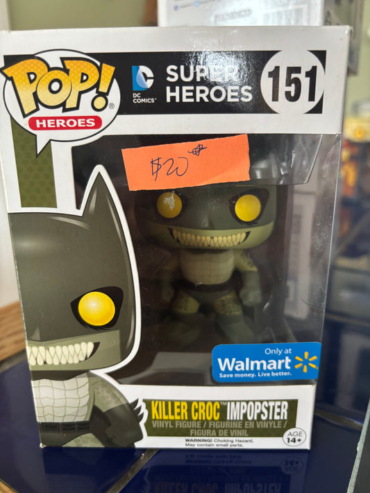 DC Comics Pop! Super Heroes : Killer Croc Impopster #151 Walmart Exclusive Batman
