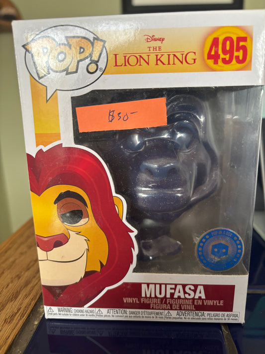 Disney Pop! Lion king - Mufasa #495 Pop in the Box Exclusive