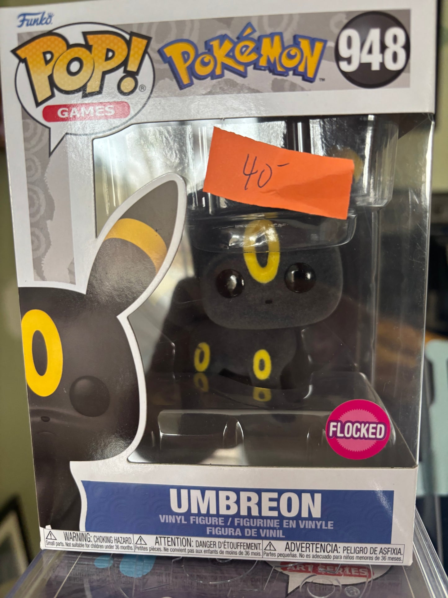 Pokémon Pop! Umbreon #948 Flocked Exclusive