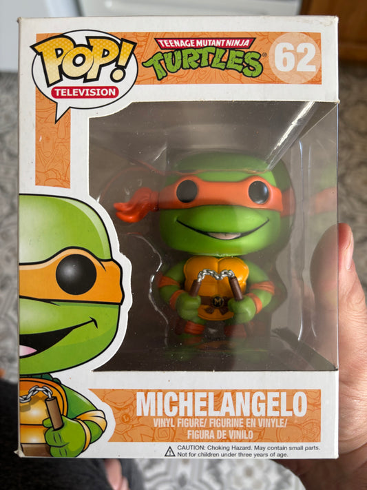 Funko Pop!  Teenage Mutant Ninja Turtles :  Michelangelo #62