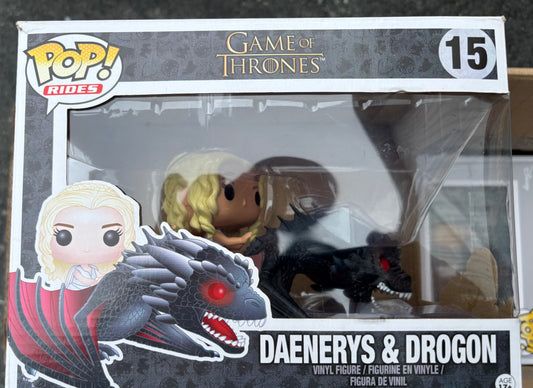 Funko Pop!  Game of thrones : Daenerys & Drogon #15 Deluxe