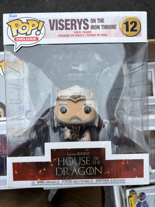 Game of Thrones House of the Dragon Pop! Viserys on the Iron Throne #12 Deluxe