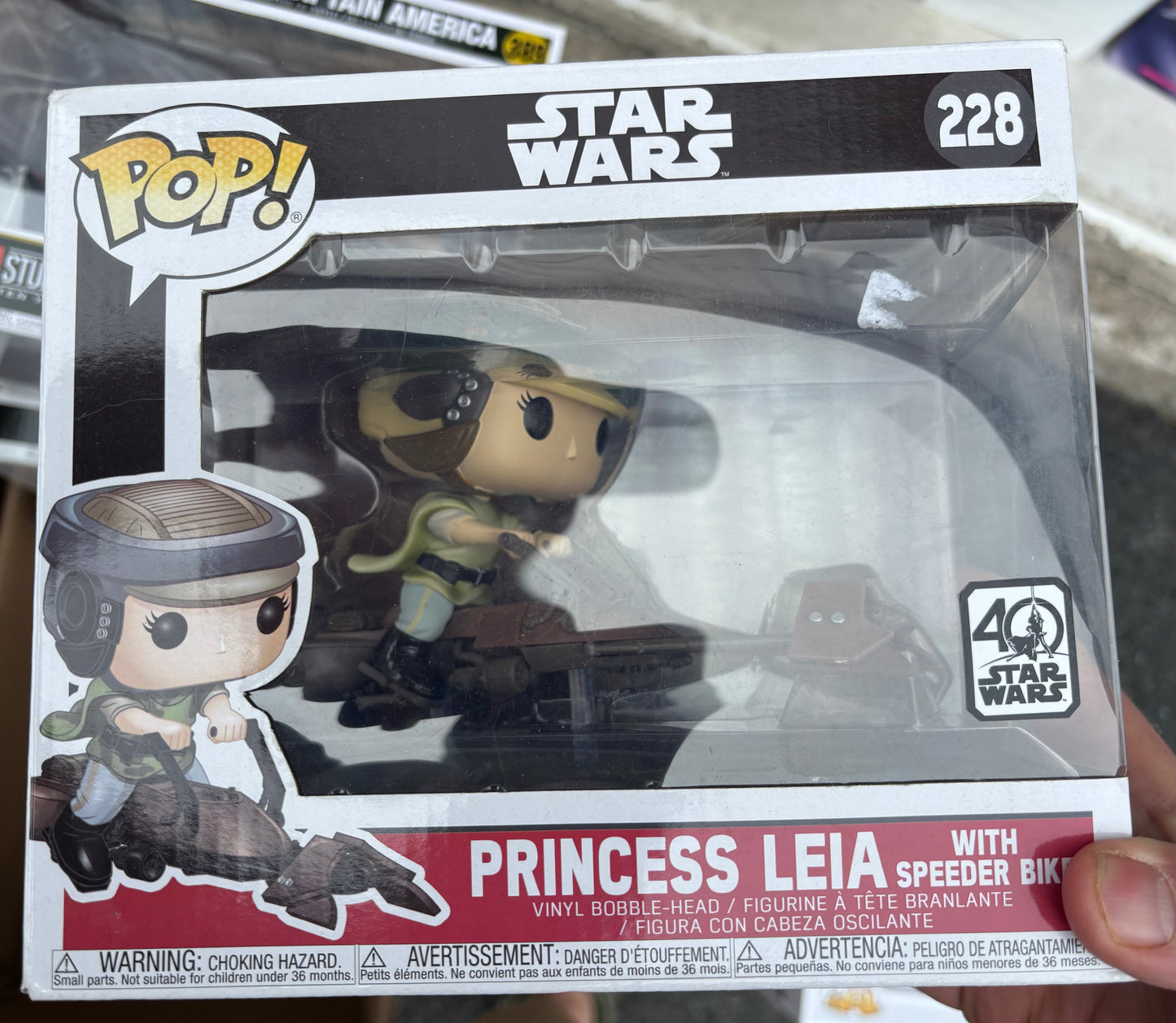 Funko Pop! Star Wars : Princess Leia with Speeder #228