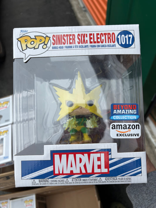 Funko Pop : Marvel : Sinister Six : Electro #1017 Amazon Exclusive Spider-man