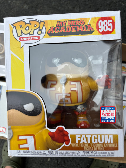 Funko Pop :Anime : My Hero Academia : Fatgum #985 2012 Summer Exclusive