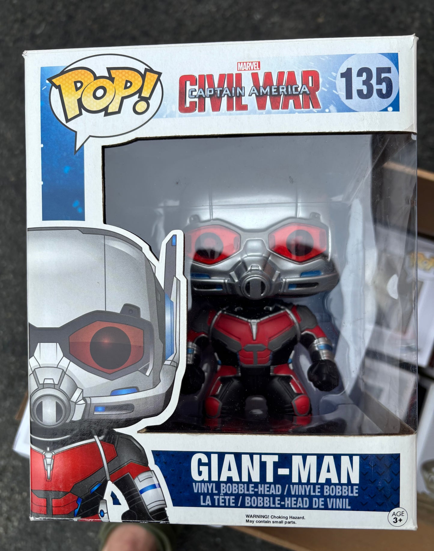 Funko Pop : Marvel  : Captain America Civil War : Giant-Man #135 deluxe