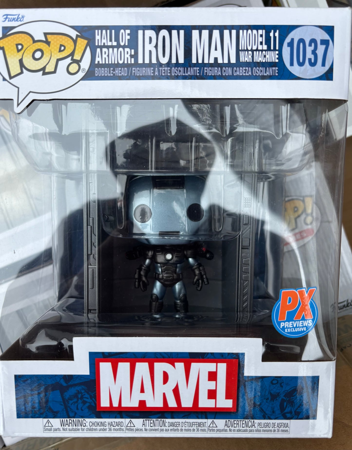Funko Pop : Marvel  : Hall of Armor : Iron Man Model 11 #1037 Px Exclusive