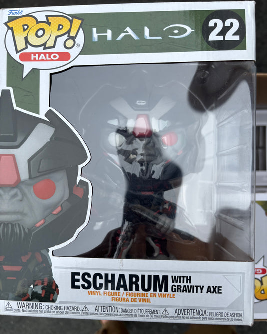 Funko Pop! Video Game : Halo : Escharum with Gravity Axe #22 Deluxe