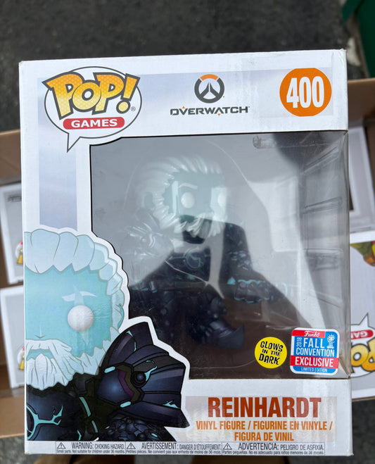 Funko Pop! Overwatch : Reinhardt #400 6 Inch 2018 Fall Convention Exclusive