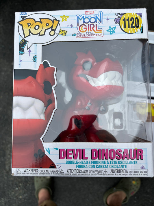 Funko Pop : Marvel : Moon Girl : Devil Dinosaur #1120 Deluxe