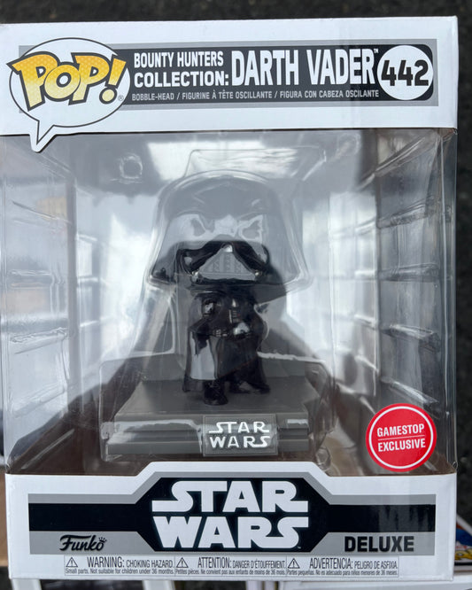 Funko Pop : Star Wars : Bounty Hunters Collection : Darth Vader #442 Game stop Exclusive