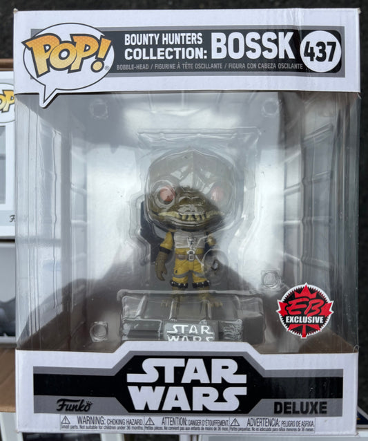 Funko Pop : Star Wars : Bounty Hunters Collection : Bossk #437 Eb Games Exclusive