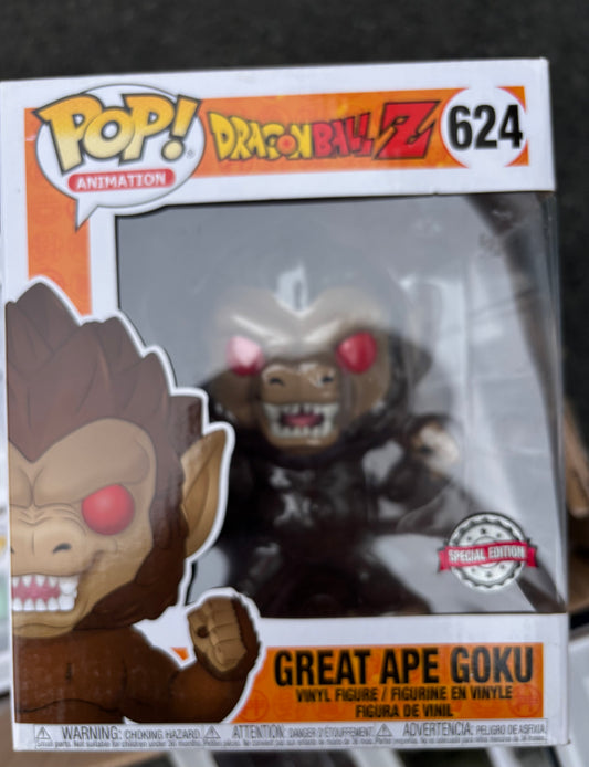 Funko Pop : Anime : Dragonball Z : Great Ape Goku #624 Shared Exclusive