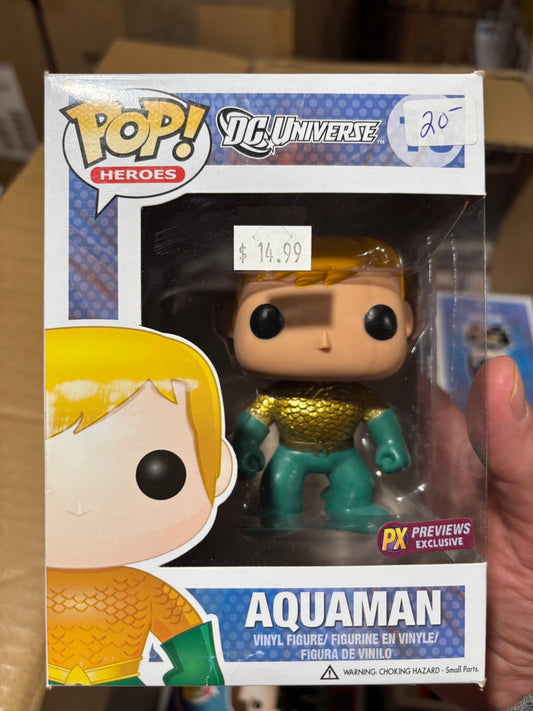 FUNKO POP! Dc Comics : Aquanman #20 Px Previews Exclusive