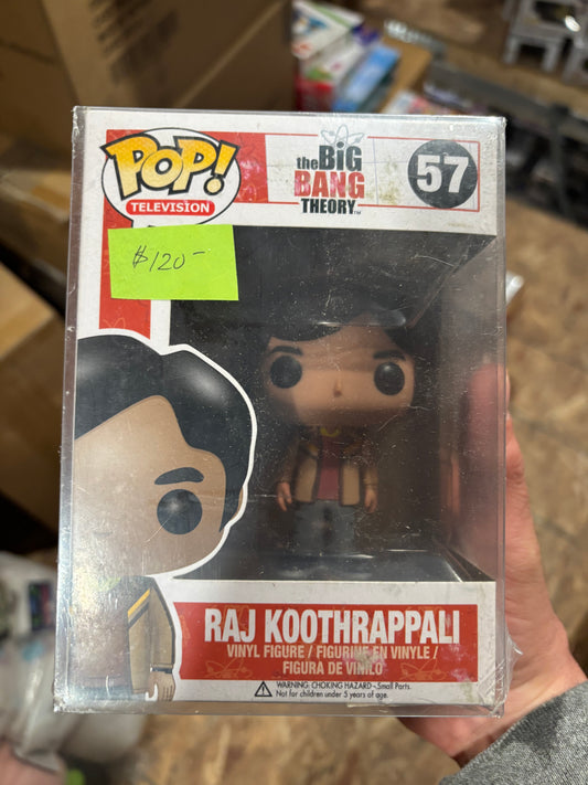 FUNKO POP! Big Bang Theory : Raj Koothrappali #57