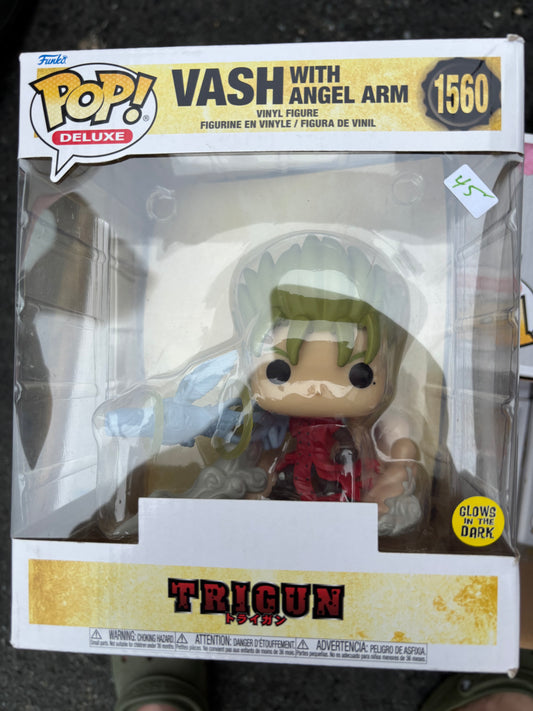 Funko Pop! Anime : Vash with Angel Arms #1560 Deluxe Trigun  GID