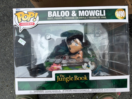 Funko Pop! Disney : The Jungle Book : Baloo & Mowgli #1490 Deluxe