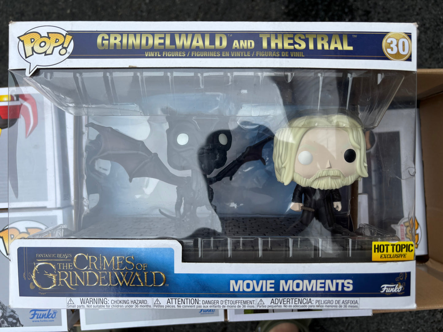 Funko Pop! Movies : Fantastic Beasts Crimes of Grindelwald : Grindelwald & the Thestral #30 Movie moments Hot Topic Exclusive