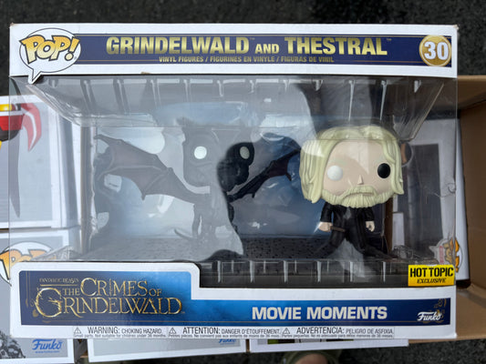 Funko Pop! Movies : Fantastic Beasts Crimes of Grindelwald : Grindelwald & the Thestral #30 Movie moments Hot Topic Exclusive
