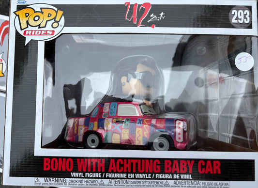 Funko Pop! Music : U2 Bono with Achtung Baby Car #293 Deluxe