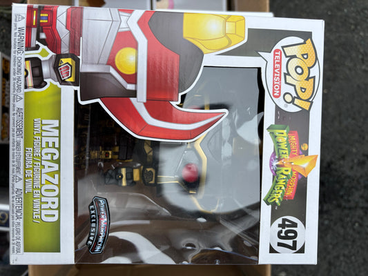Funko Pop : Mighty Morphin Power Rangers : Megazord #497 2018 Power Morphicon Exclusive