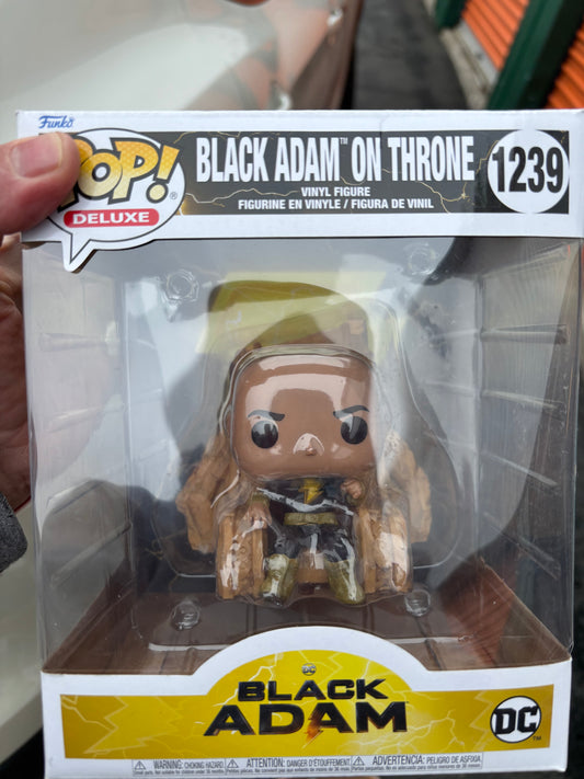 Funko Pop! Dc Comics : Black Adam on Throne #1239 Deluxe