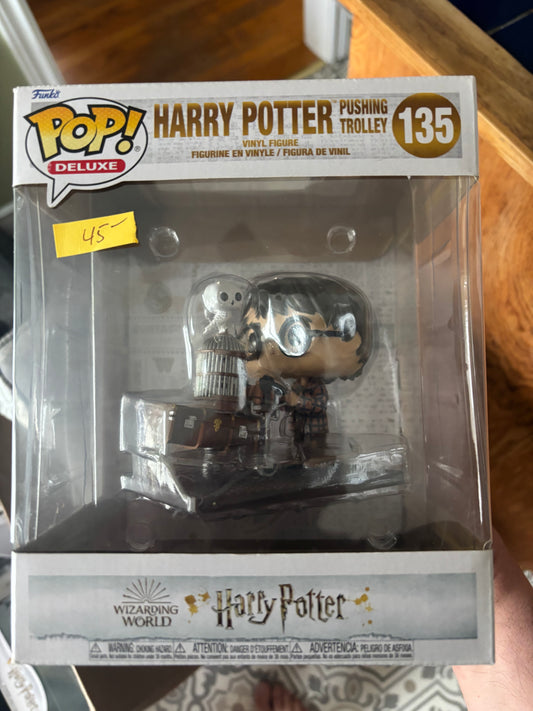 Harry Potter Pop! Harry Potter Pushing Trolley #135 Deluxe