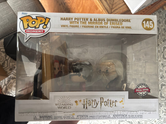 Harry Potter Pop! Harry Potter & Albus Dumbledore with the Mirror of Erised #145 Shared Exclusive