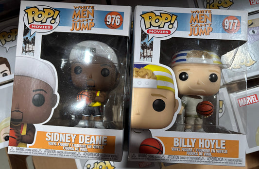 Funko Movie Pop : White Men Can't Jump : Sidney Deane #976 + Billy Hoyle #977
