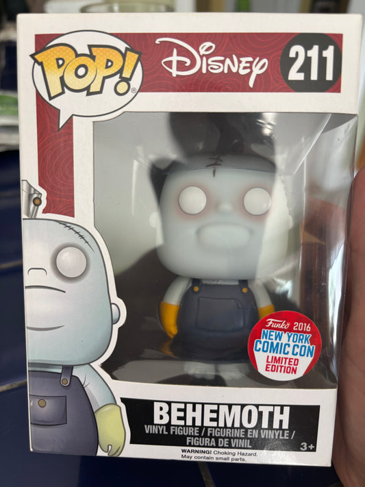 Disney Funko Pop! Nightmare Before Christmas : Behemoth #211 New york Comic con 2016 exclusive