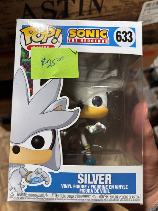 Sonic the Hedgehog Funko Pop! Silver #633