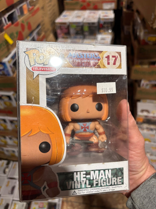 Funko Pop! He-man #17 Masters of the Universe Box Damage