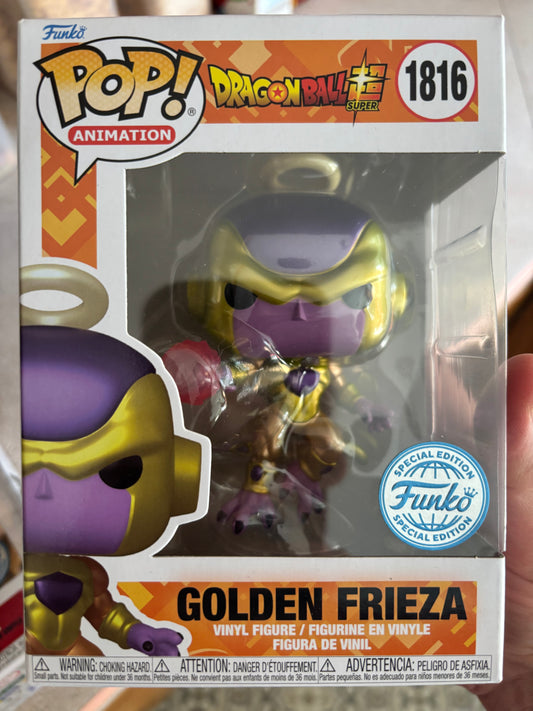 Dragonball Z DBZ Funko Anime Pop! Golden Frieza #1816 Shared Exclusive