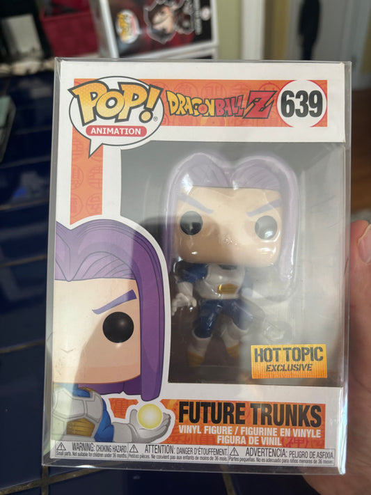 Dragonball Z DBZ Funko Anime Pop! Future Trunks #639 Hot Topic Exclusive