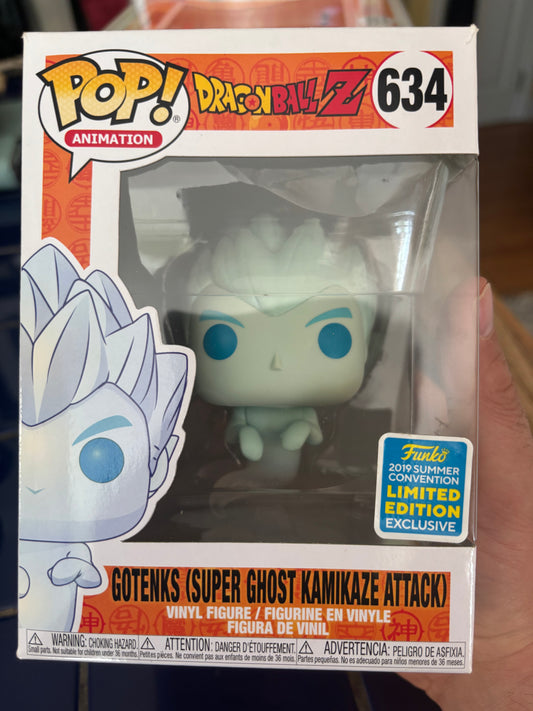 Dragonball Z DBZ Funko Anime Pop! Gotenks Super Ghost Kamikaze Attack #634 2019 Summer Exclusive