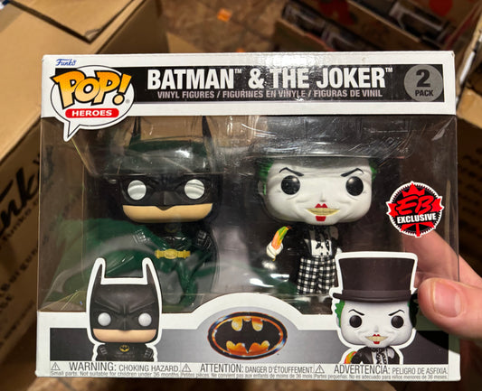 Dc Funko Pop : Batman & the Joker 2 Pack Eb games Exclusive