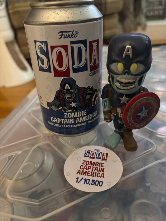 Funko Soda Common : Marvel : Zombie Captain America limited 10500