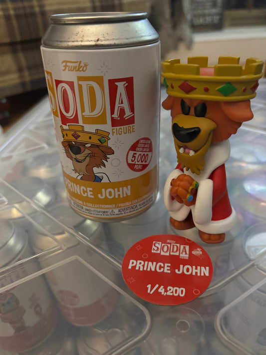 Funko Soda Common : Disney : Prince John limited 4200 Robin Hood