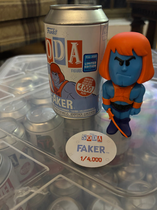 Funko Soda Common : Masters of the Universe : Faker limited 4000 2020 Wondrous Exclusive