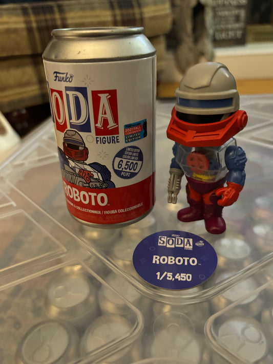 Funko Soda Common : Masters of the Universe : roboto limited 5450 2021 EXCLUSIVE