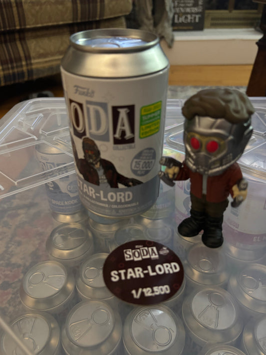 Funko Soda Common :  Marvel Guardians of the Galaxy Star-Lord limited 15000 Summer Exclusive